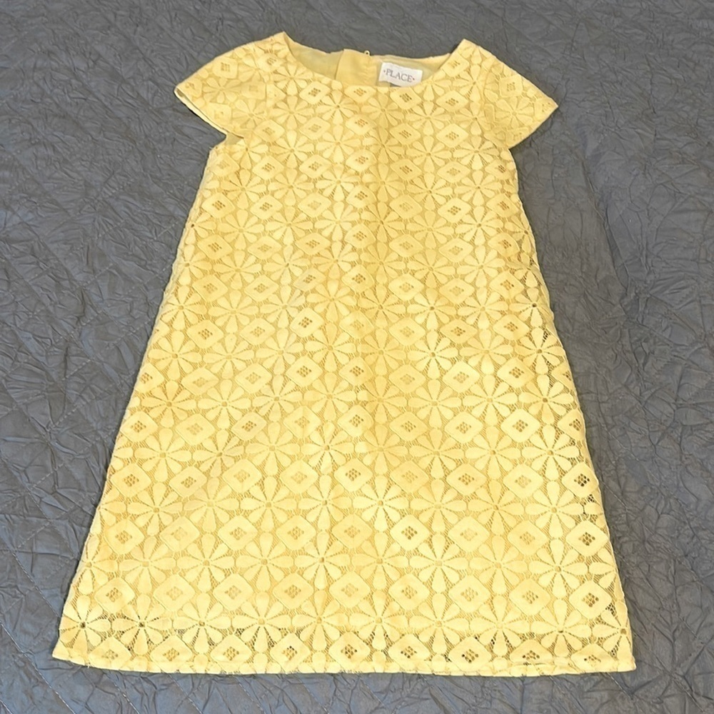YELLOW girls dress 5/6
